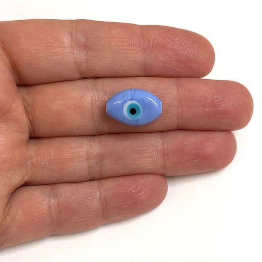 Murano Cam 16x10mm Nazar-Leylak