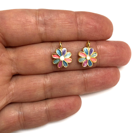 Altın Kaplama Mineli Çiçek - Mix1