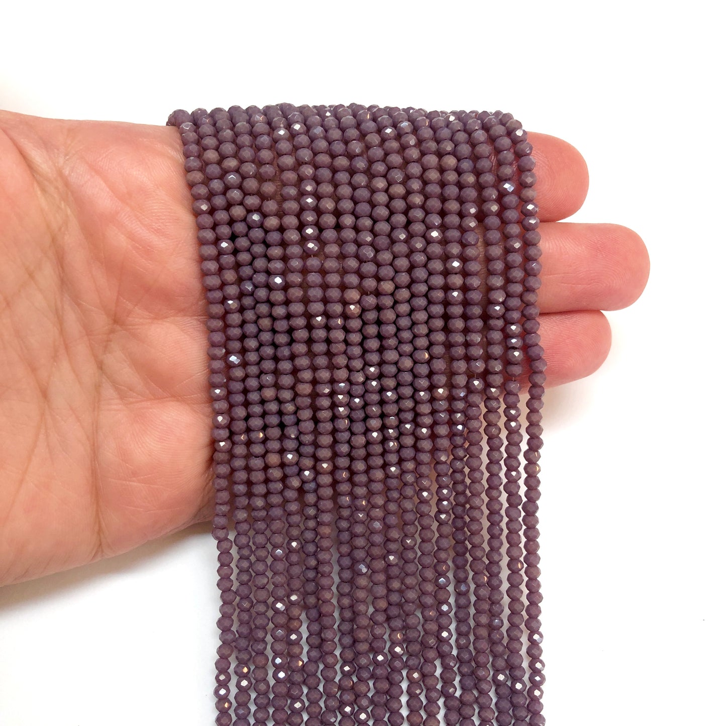 Crystal Bead, Chinese Crystal-2mm- 16 - Shiny Transparent Powder