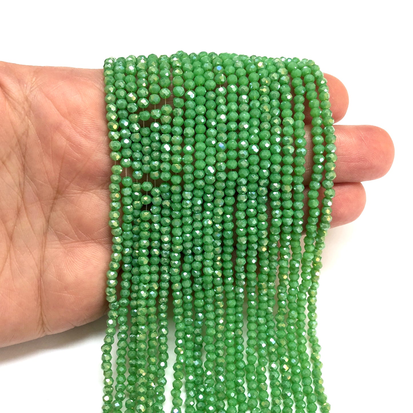 Crystal Beads, Chinese Crystal-2mm- 18 - Turquoise Green