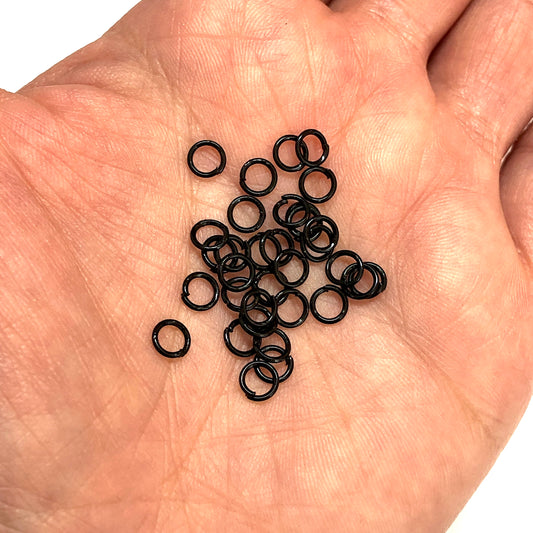 Siyah Kaplama 7x5mm Halka