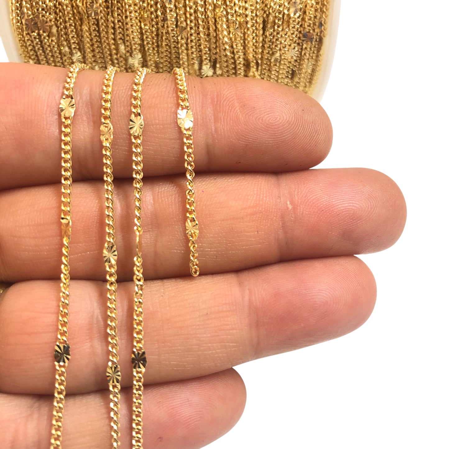 Gold Plated 0.60 Gourmet Chain