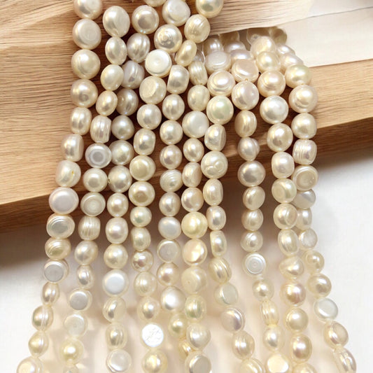 8mm Yuvarlak Doğal İnci