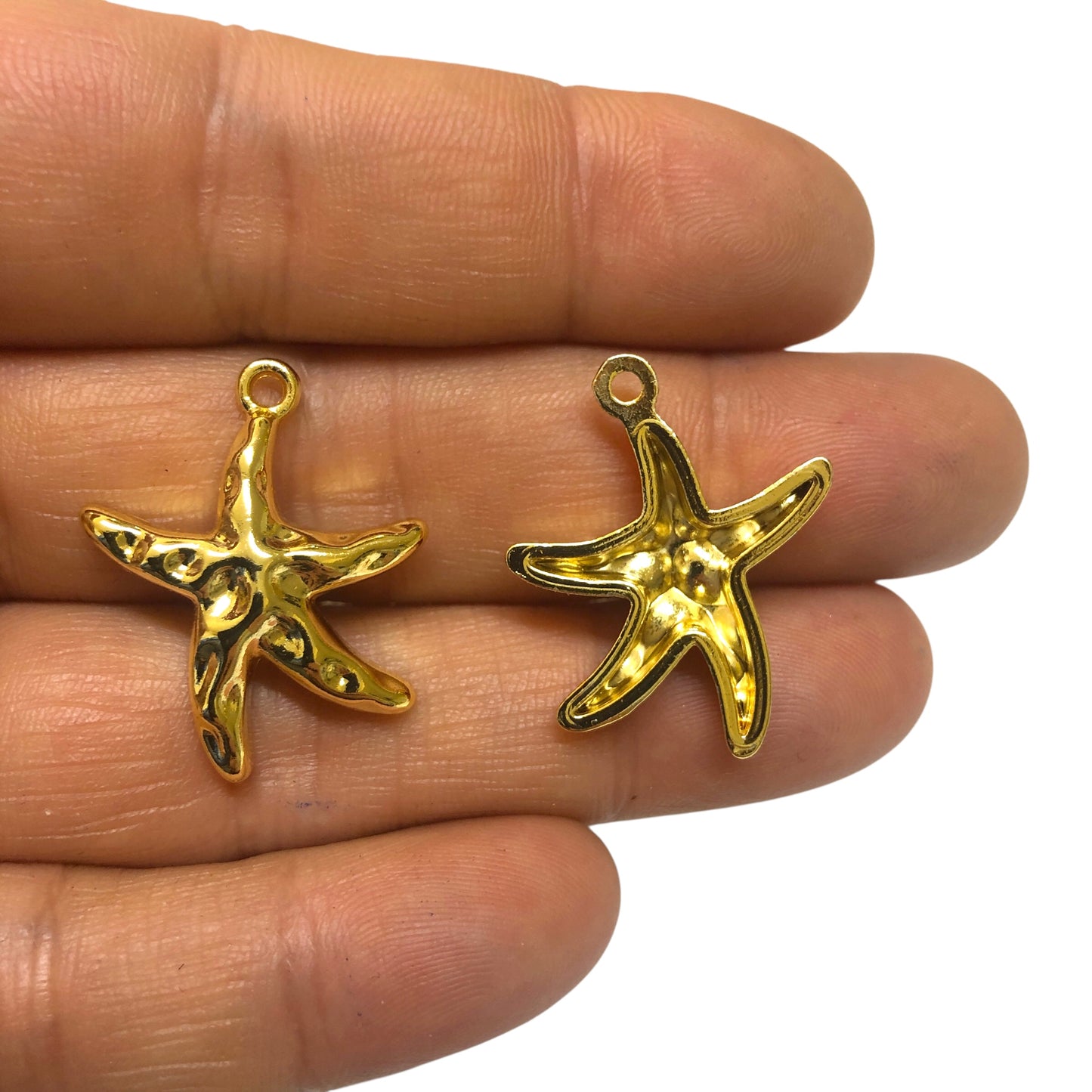 Gold Plated Enamel Strawberry Shaking Attachment - Neon Green