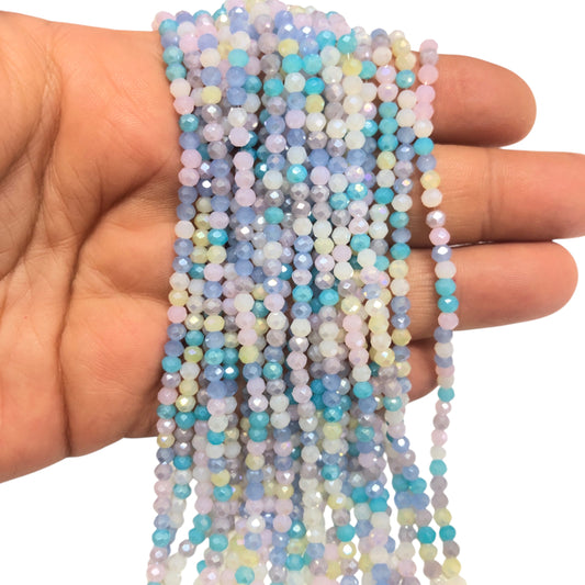 Kristal Boncuk, Mix Çin Kristali-3mm-80