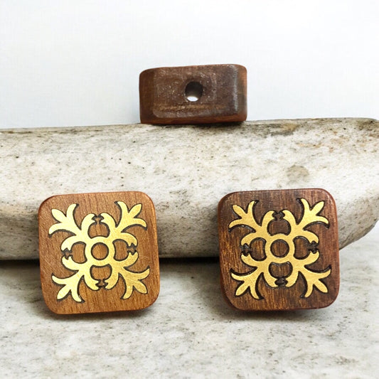 Esmer Venge Üzeri Pirinç Kakma Aparat - 14