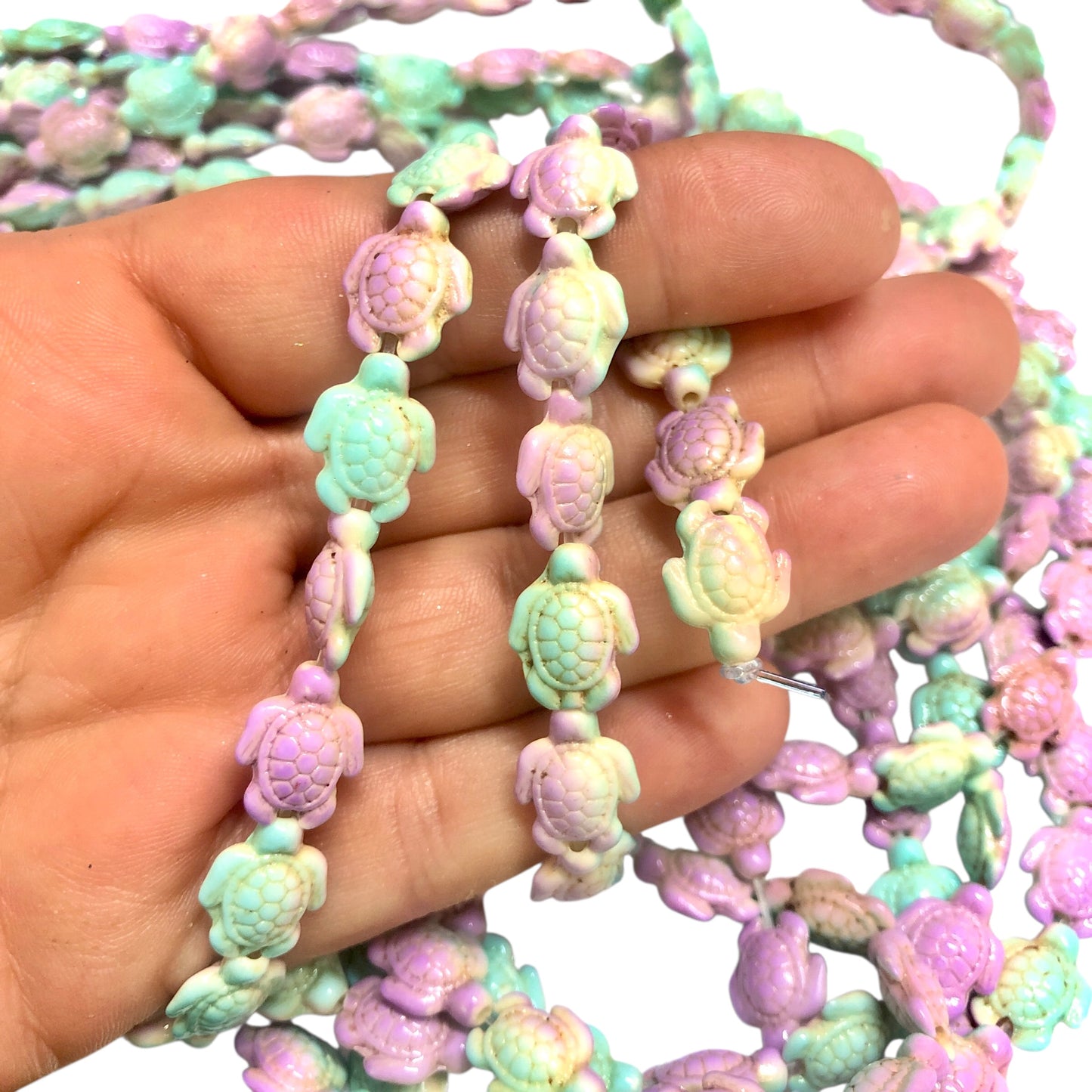 Turkuaz Havlit Kaplumbağ- Lila & Mint Mix