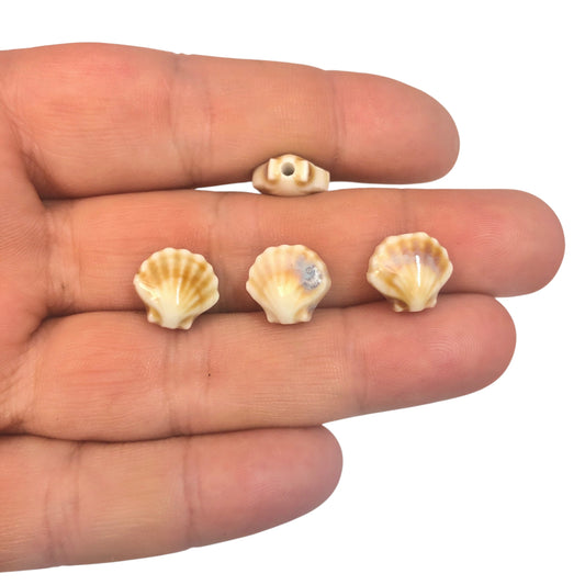 Seramik İstiridye - Krem