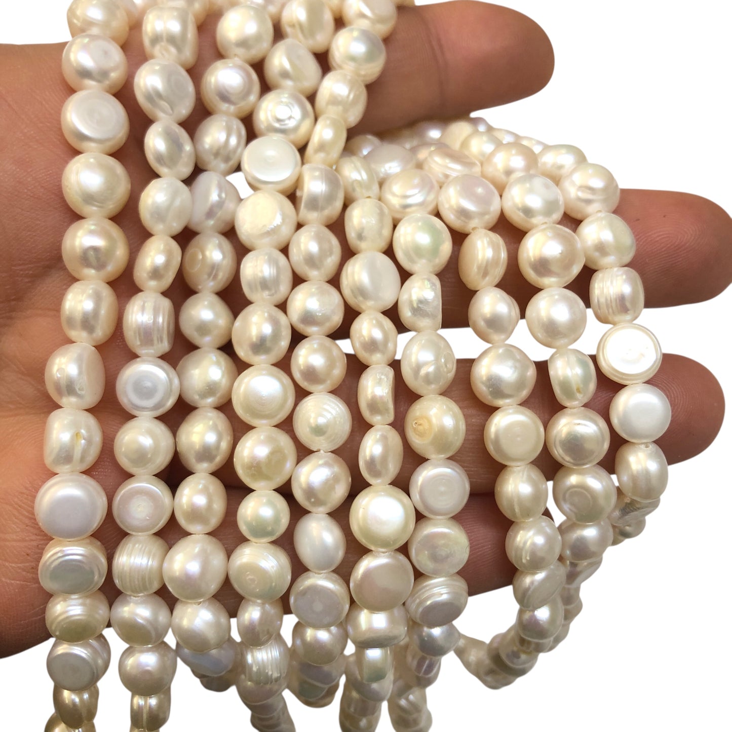 8mm Yuvarlak Doğal İnci