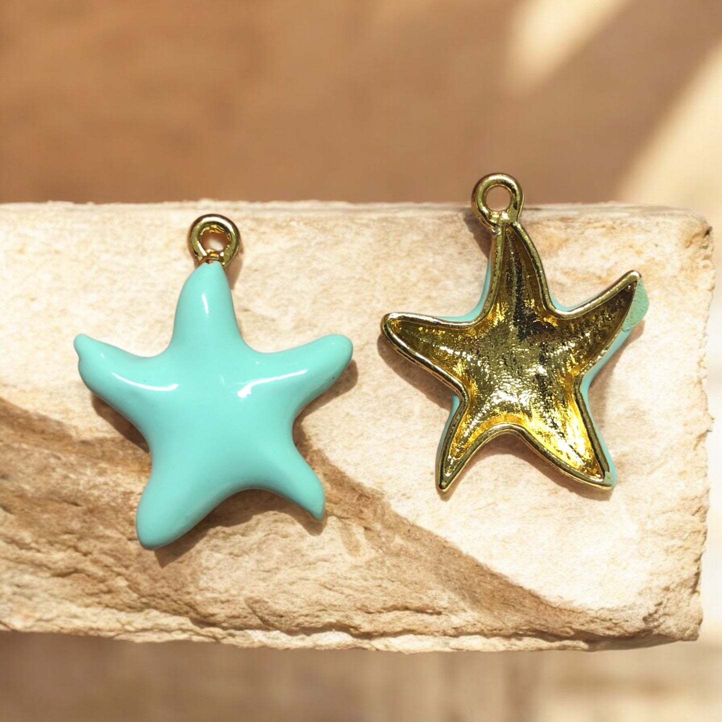Altın Kaplama Mineli Deniz Yıldızı - Mint