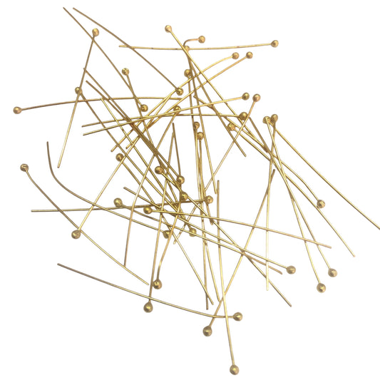 Sarı Pirinç Top Başlı Çivi 40mm