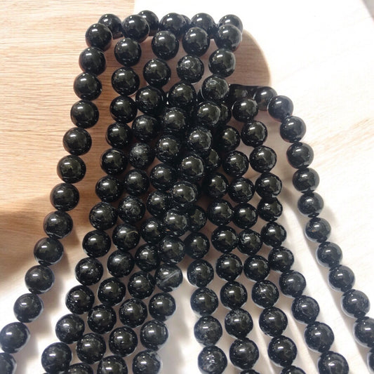 Siyah Turmalin Taşı - 10mm