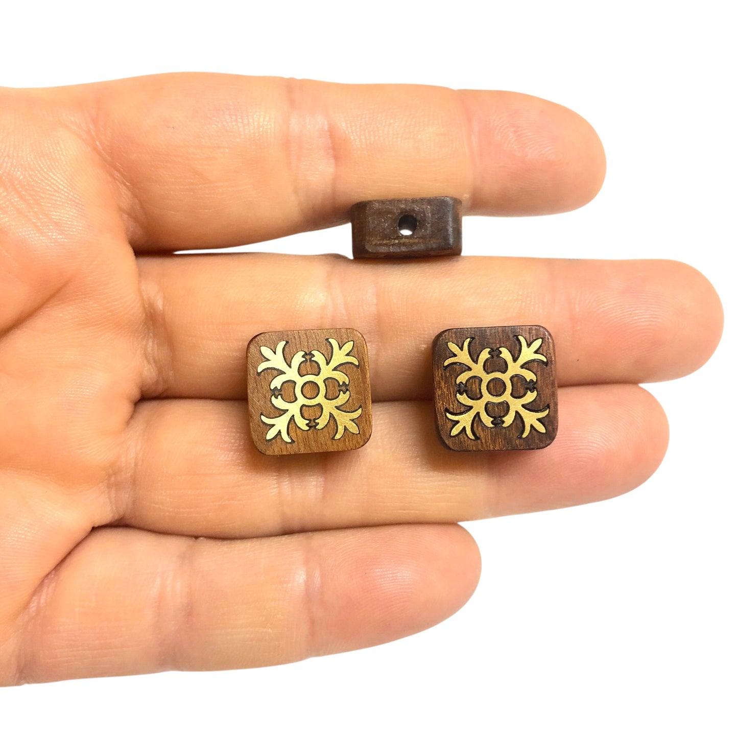 Esmer Venge Üzeri Pirinç Kakma Aparat - 14