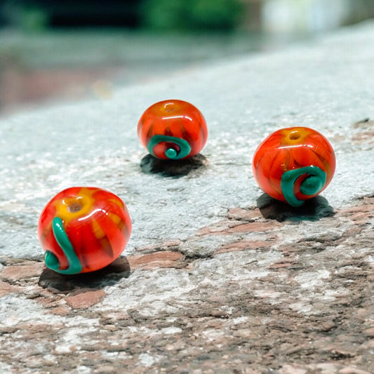 Murano Cam -Balkabağı Rondel