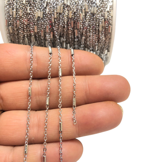 Gold Plated 0.40mm Forced Tubular Chain