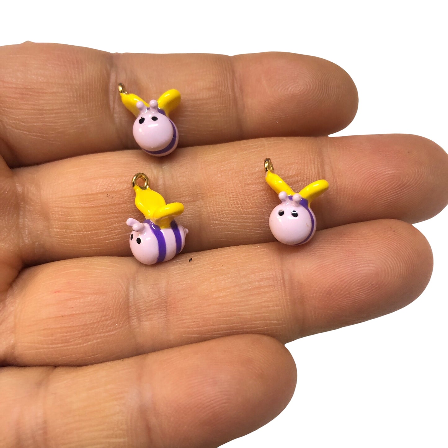 Vergoldeter Emaille-Erdbeer-Schüttelaufsatz – Neongrün