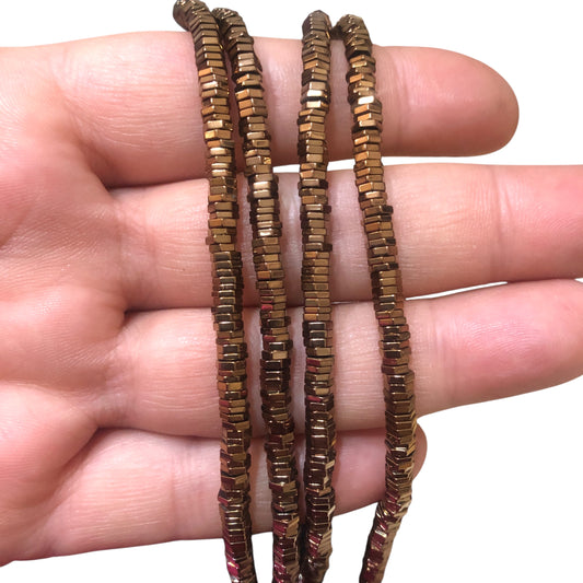 5x1 mm Somun Hematit - Bakır