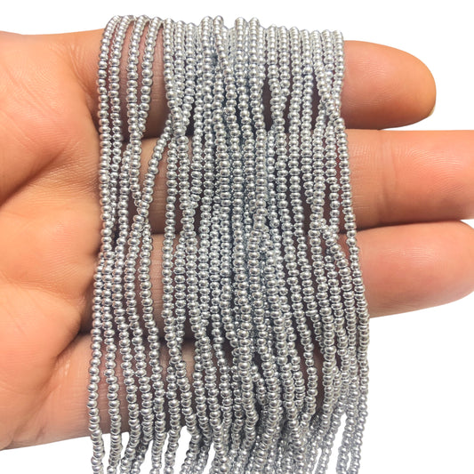 PRECIOSA Kaplama Kum Boncuk 11/0 -01700 Gümüş Kaplama