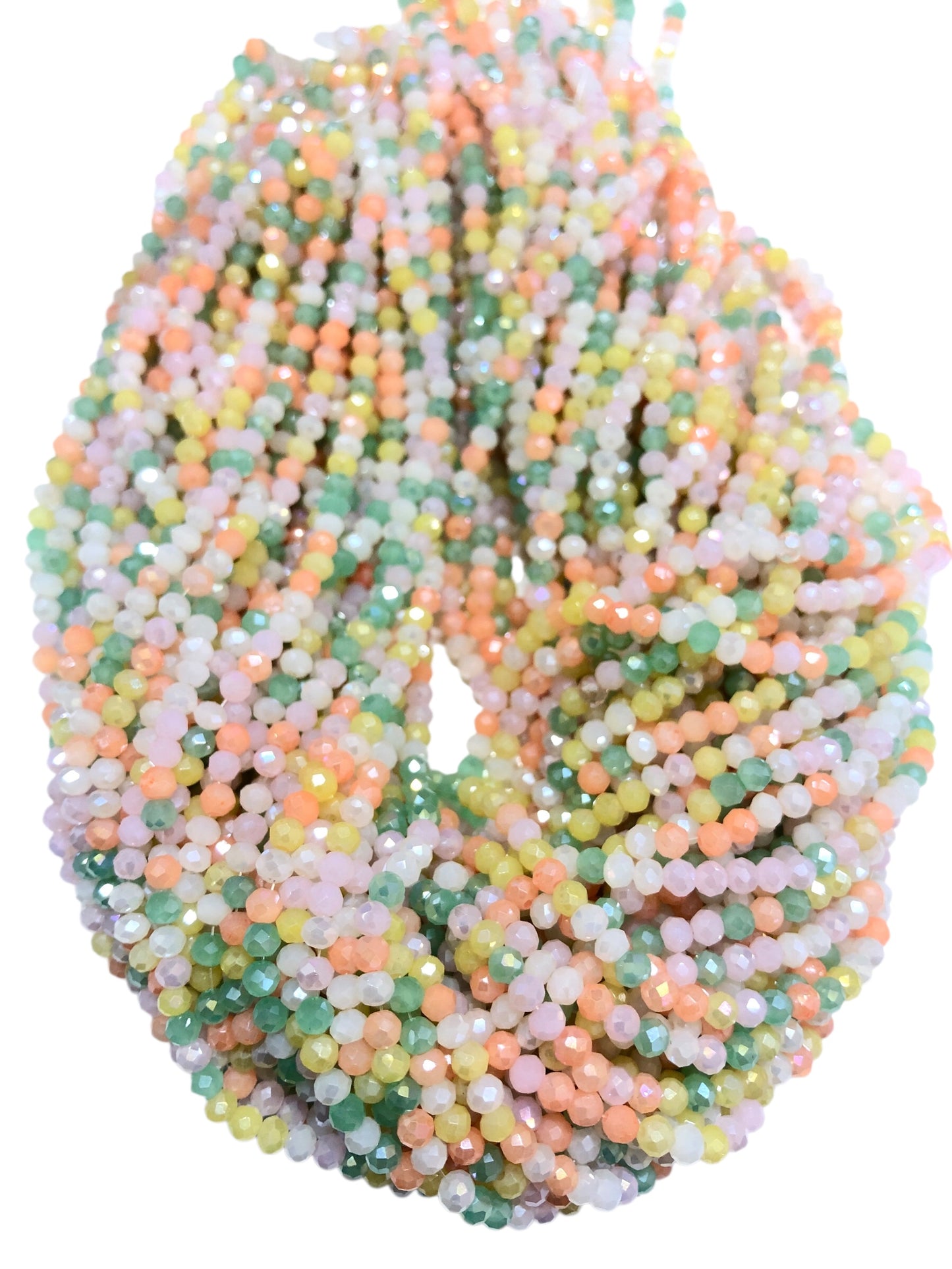 Kristal Boncuk, Mix Çin Kristali-3mm-79