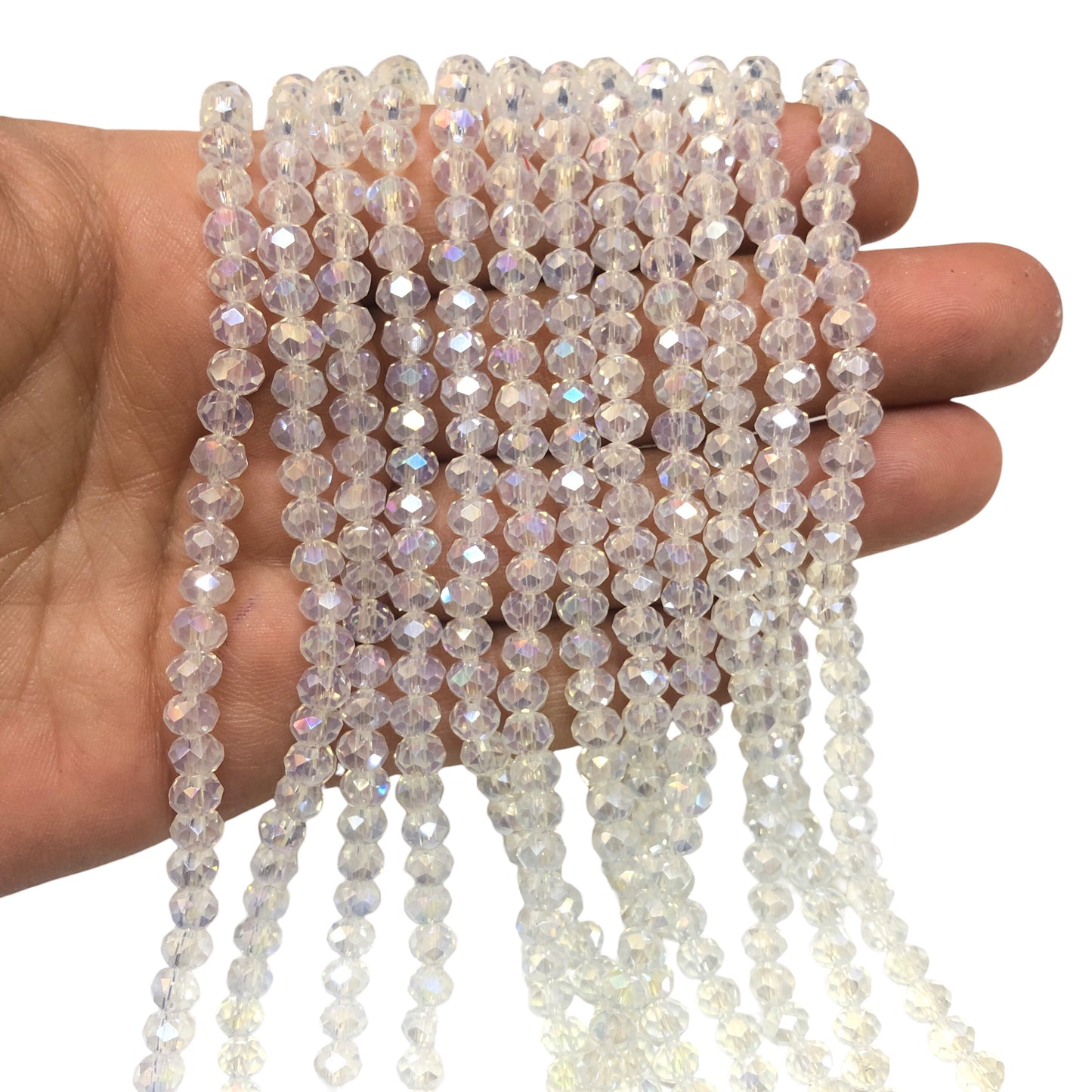 Chinese Crystal 6mm - 60 - Shiny Transparent