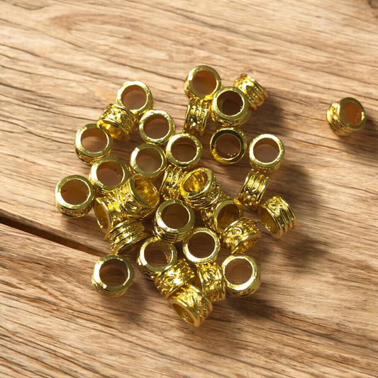 Altın Kaplama Rondel Ara Aparat - 5x3mm