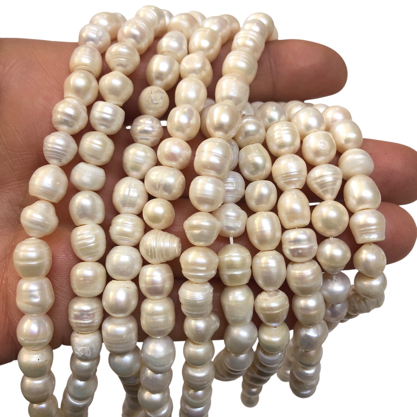 8 mm Düzensiz Doğal İnci