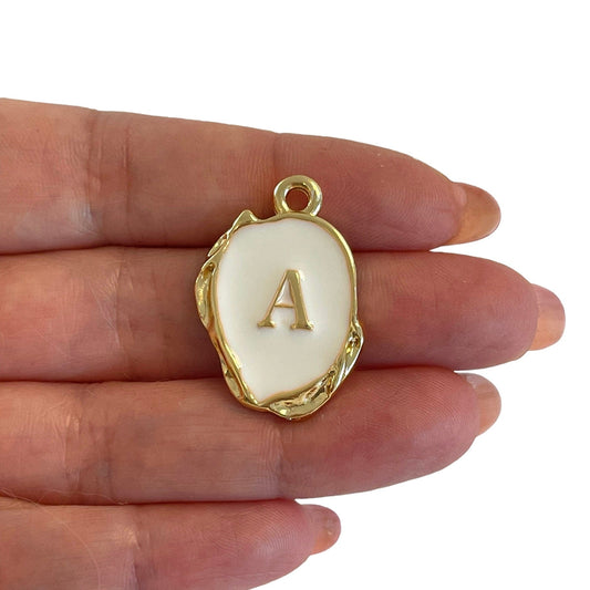 Altın Kaplama Mineli Beyaz Harf