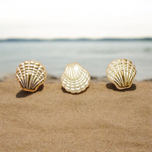 Akrilik Altın Yaldızlı İstiridye-4