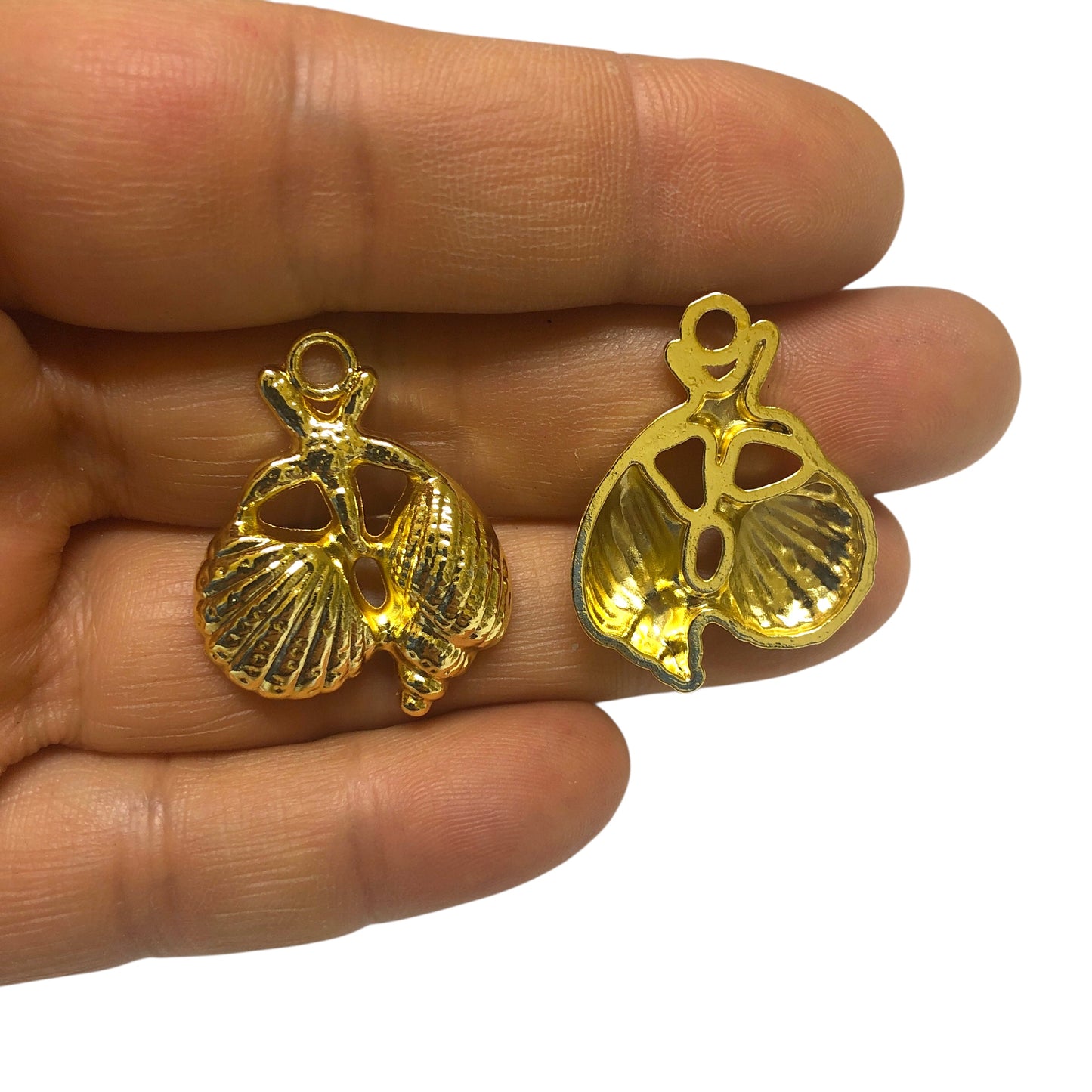 Altın Kaplama Sallantı Deniz Konsept 3lü - 30mm