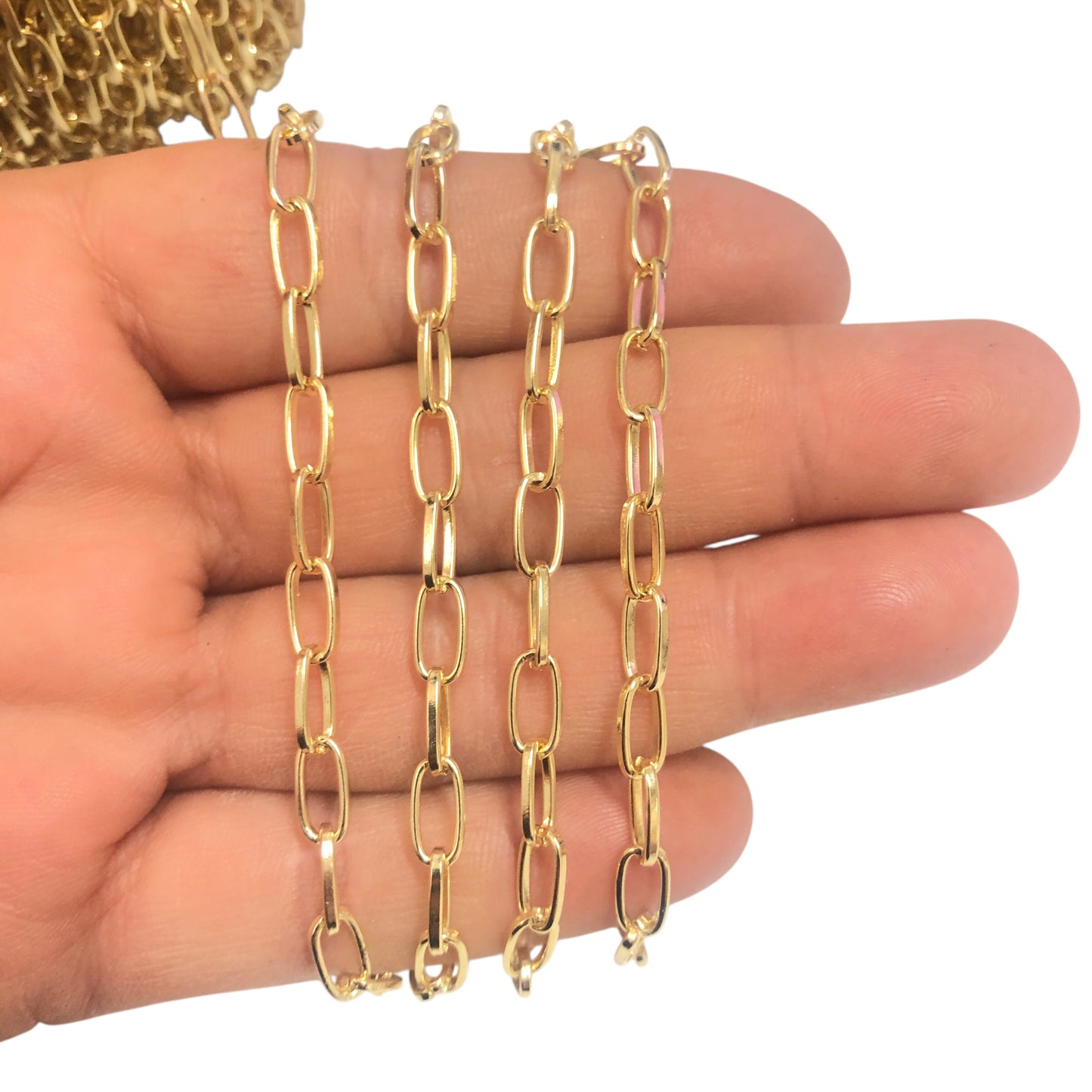 Altın Kaplama 4x9 mm Ataç Zincir