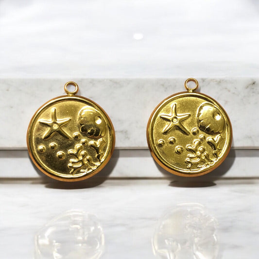 Sarı Çelik Yuvarlak Deniz Konsept Uç