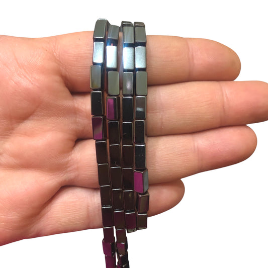 4x8mm Köşeli Hematit - Antrasit