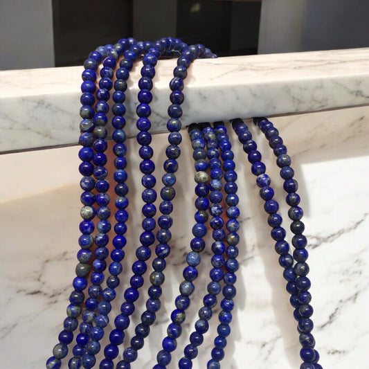 A Kalite Lapis Lazuli- 4 mm