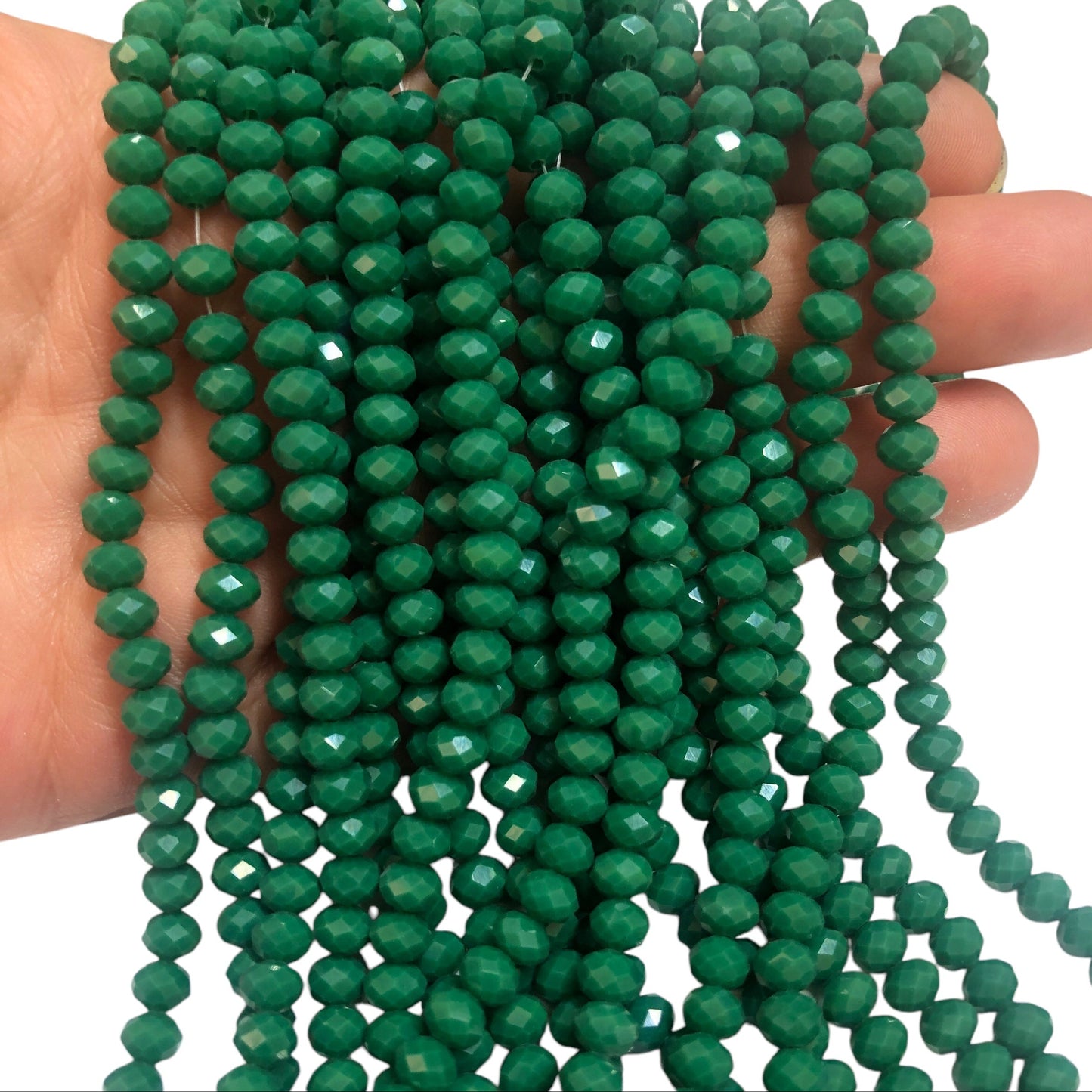 Çin Kristali 6mm - 19 - Çimen Yeşil