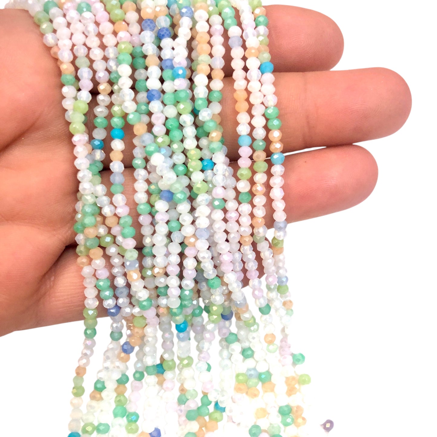 Crystal Beads, Chinese Crystal-2mm- 45 - Janjan Marbling