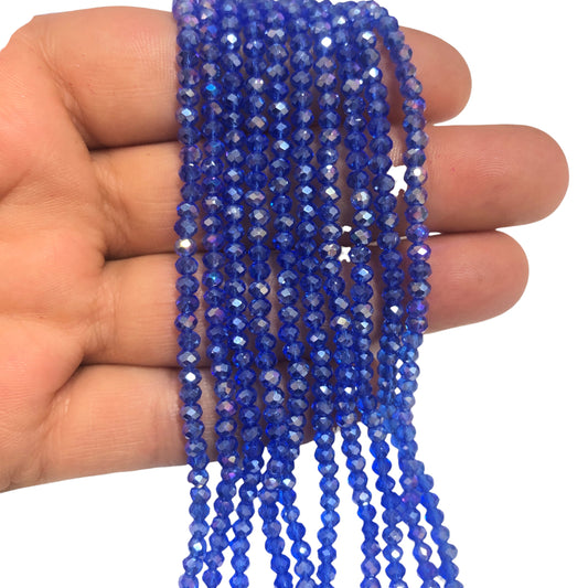 Kristal Boncuk, Çin Kristali-3mm-60-Şeffaf Janjanlı Saks