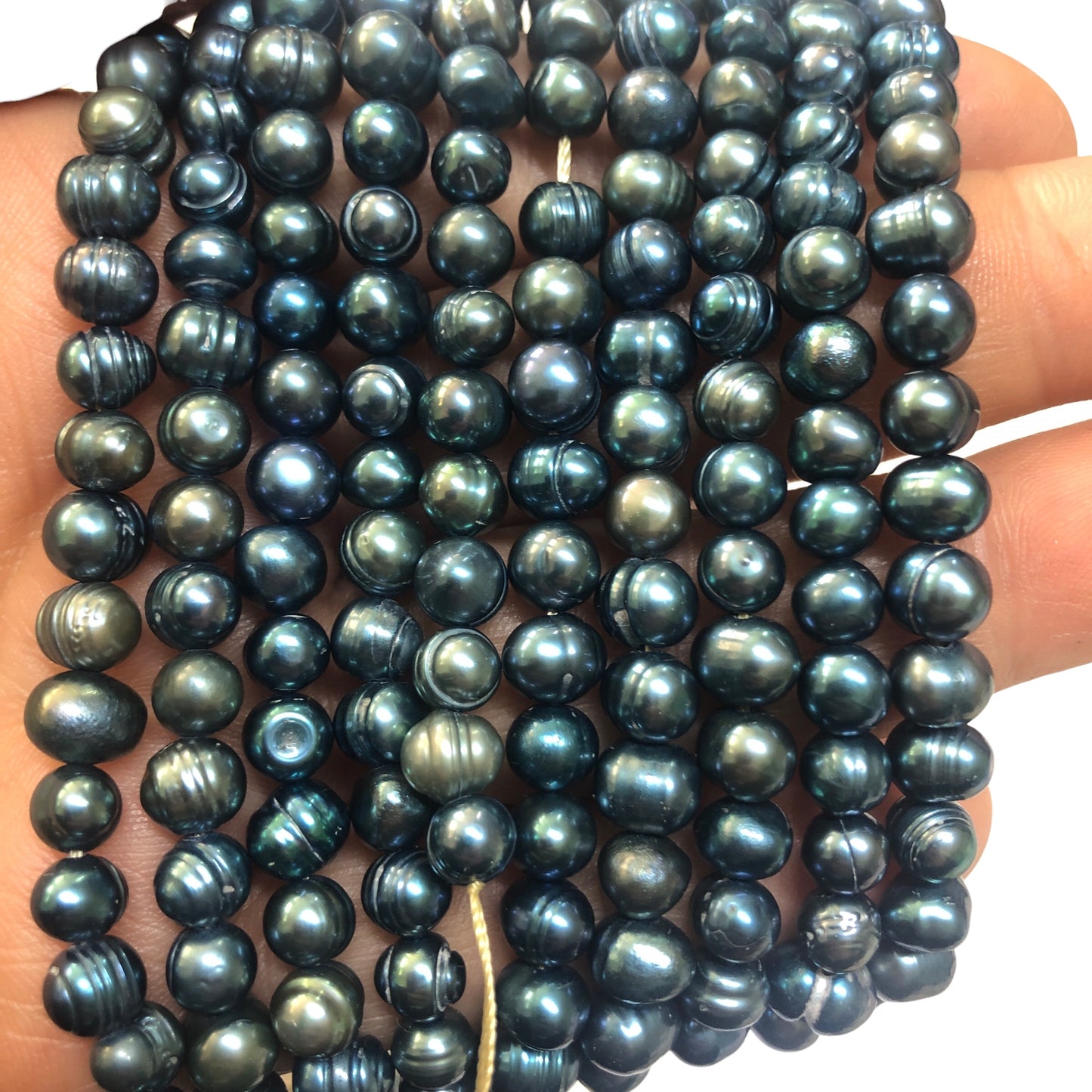 7mm Renkli Doğal İnci