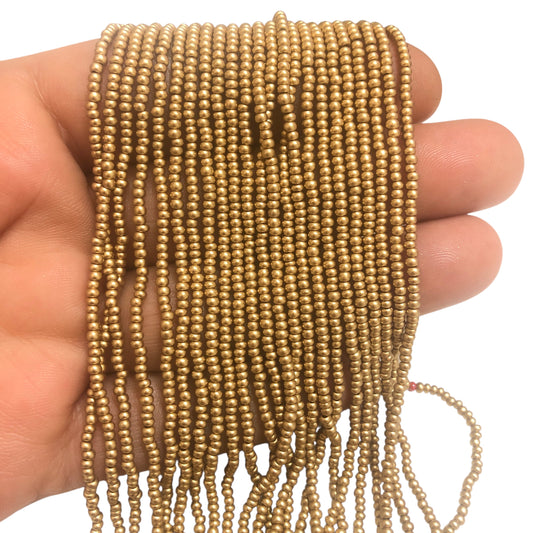 PRECIOSA Kaplama Kum Boncuk 11/0 -01710 Altın Kaplama