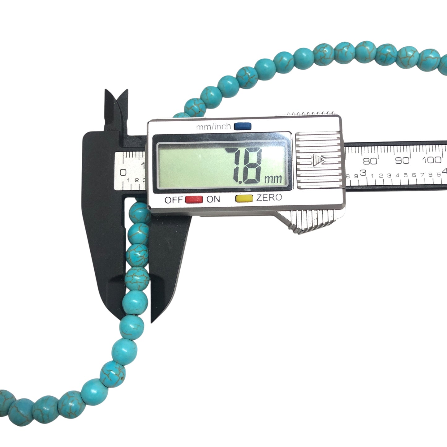 6 mm Turquoise Howlite