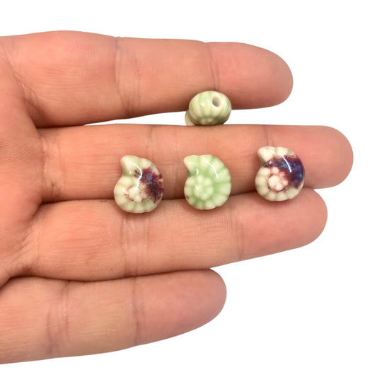 Seramik Salyangoz Küçük Boy - Mint