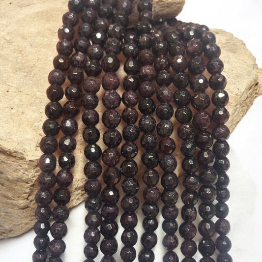 A Kalite Granat (Lal) Taşı Faset Kesim -6 mm