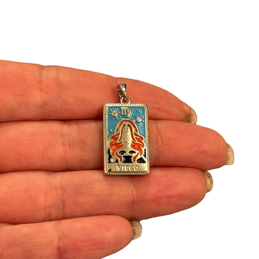 Çelik Zodyak Burç Kolye Ucu - BAŞAK ( VIRGO )