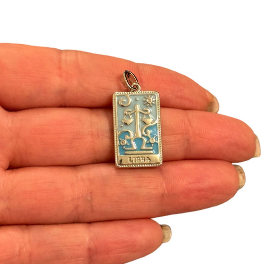 Çelik Zodyak Burç Kolye Ucu - TERAZİ (LIBRA)