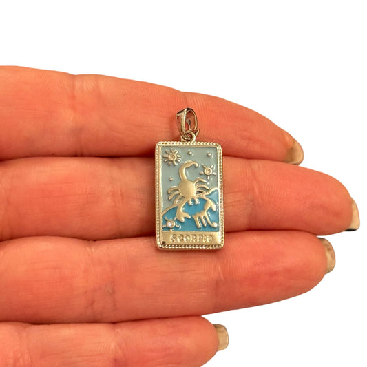 Çelik Zodyak Burç Kolye Ucu - AKREP ( SCORPIO)