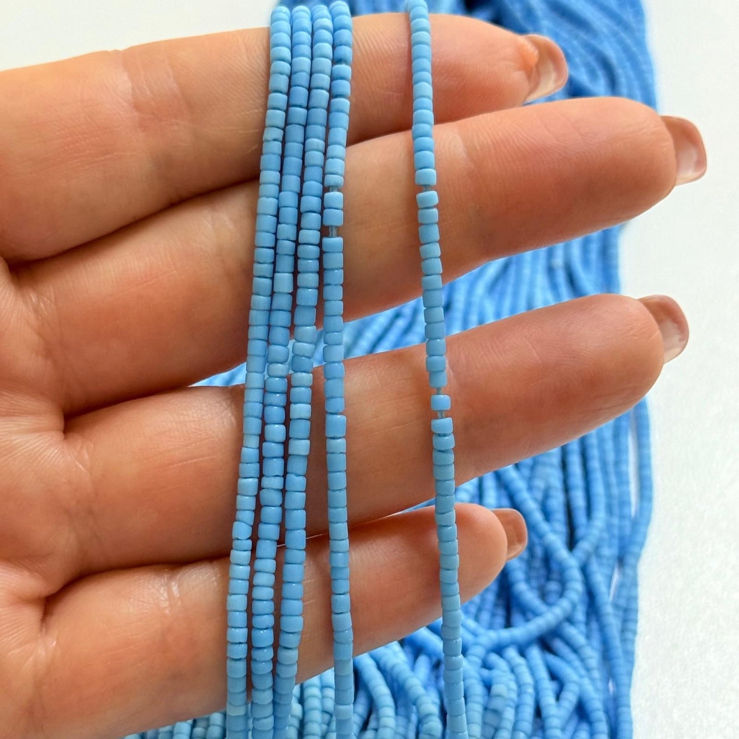 Afgan Boncuk - Açık Mavi-08