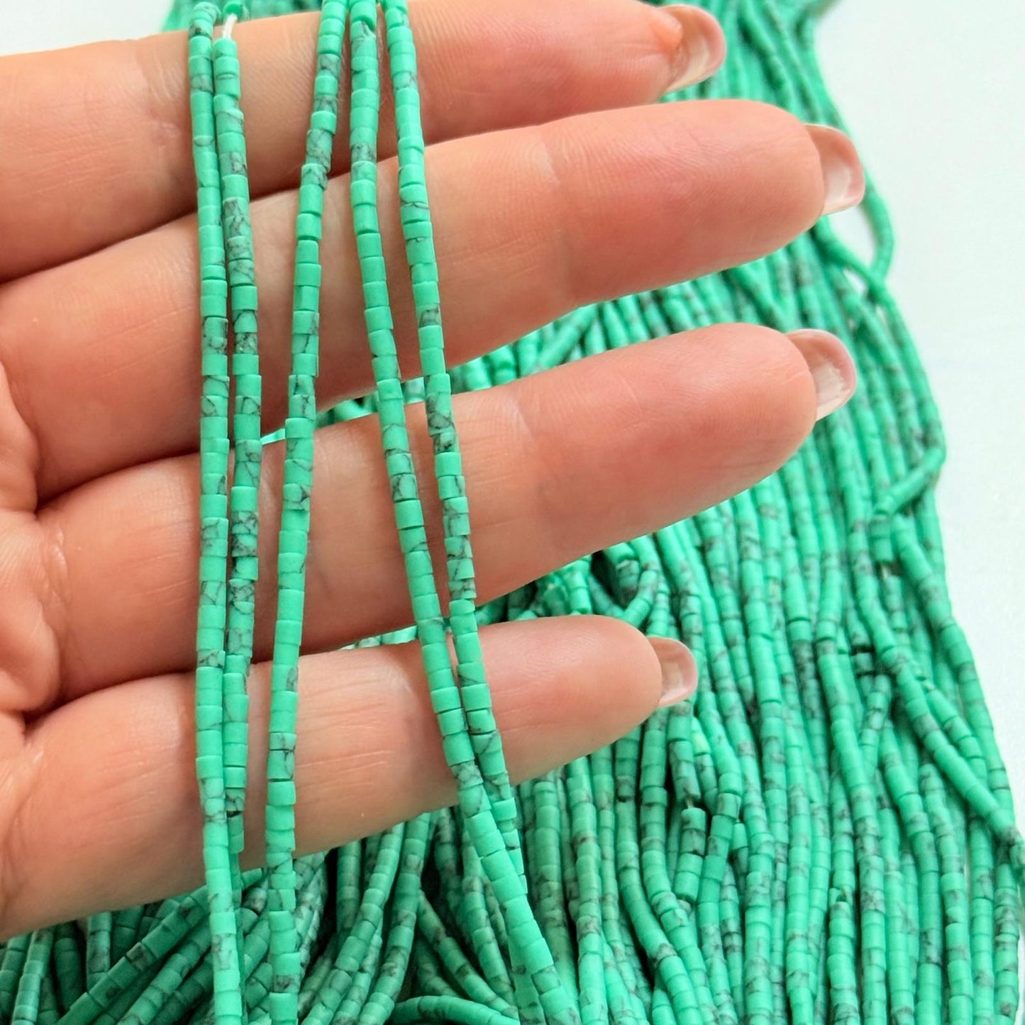 Afgan Boncuk - Damarlı Yeşil-19