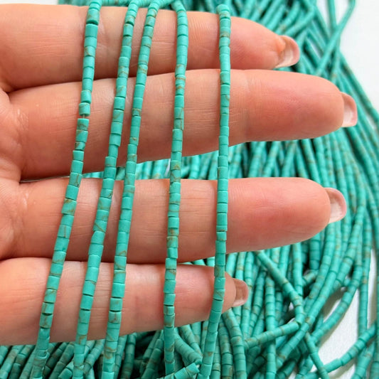 Afgan Boncuk - Damarlı Turkuaz-23