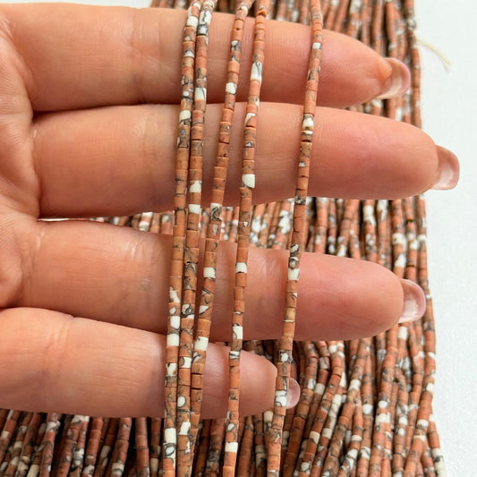 Afgan Boncuk - Damarlı Kahve -22