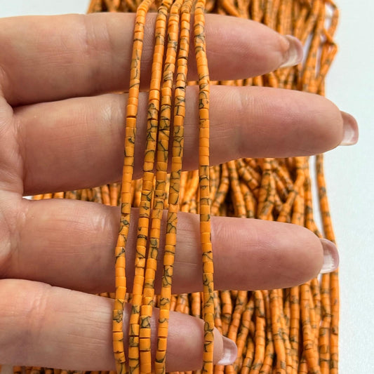 Afgan Boncuk - Damarlı Turuncu-20