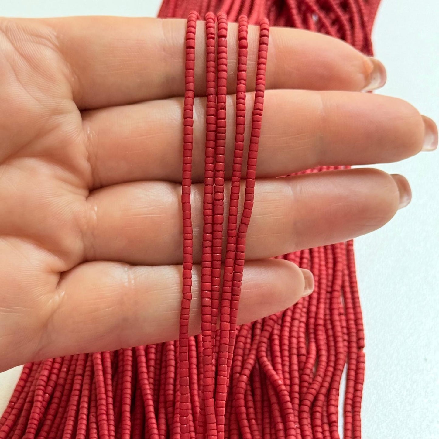 Afghan Beads -21 Orange